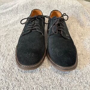Vionic Bowery Graham Black Suede Mens Orthotic Oxford Shoes Size 11 Preppy 19655